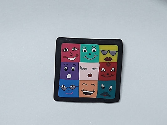 The pin of many faces