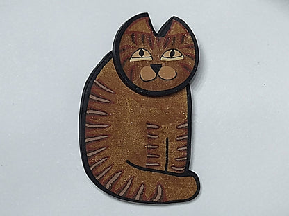 Plain old cat pin